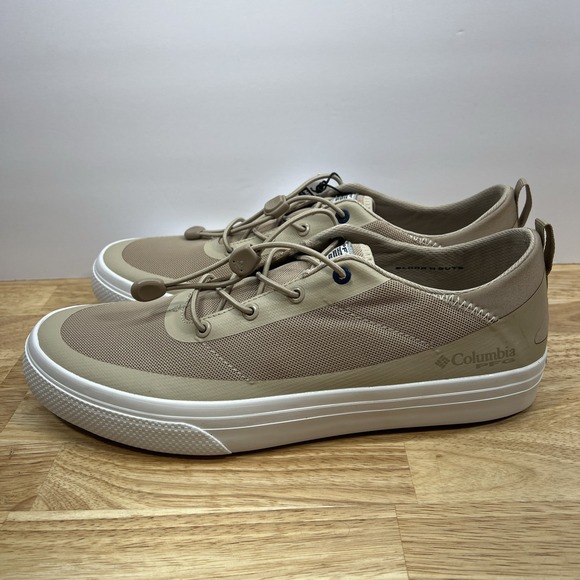 Columbia Bonehead PFG Boating Shoes Men's 10 Water Beige Fishing Sneakers - Picture 6 of 11